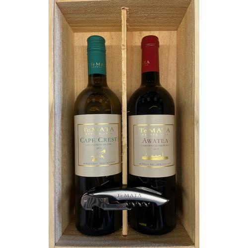 image of Te Mata Estate Hawkes Bay Cape Crest & Awatea Gift Pack with Wine Knife