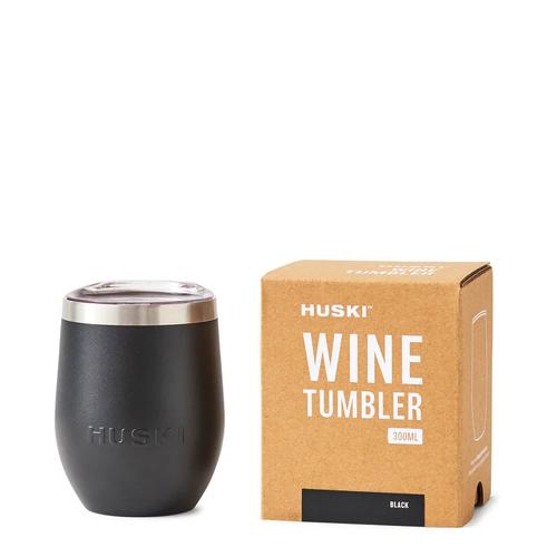 image of Huski Wine Tumbler Black Colour 