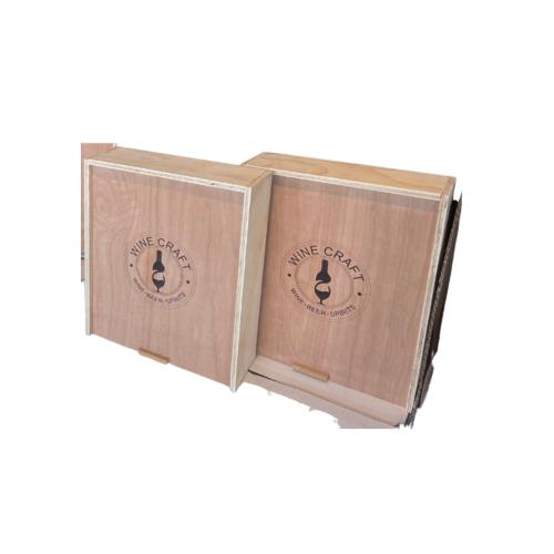 image of WineCraft Wooden Gift Box 2 bottle