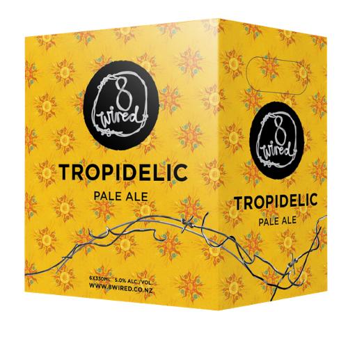 image of 8 Wired Tropidelic Pale Ale 330ml Bottle 6 Pack