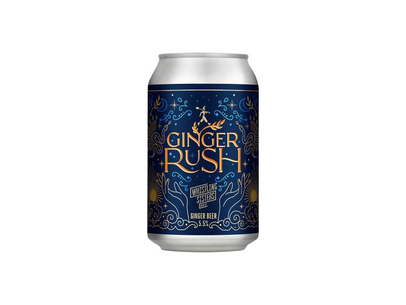 product image for Whistling Sisters Ginger Rush 440ml can