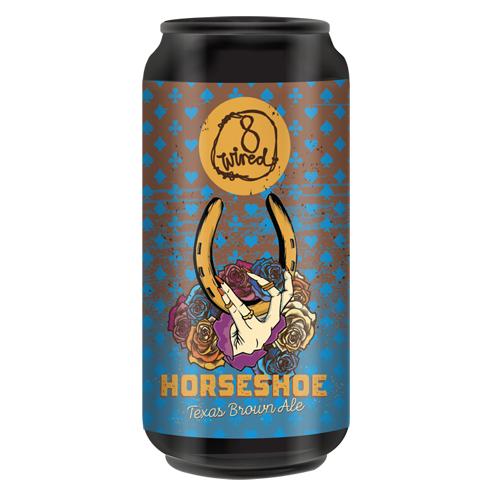 image of 8 Wired Horseshoe Texas Brown Ale 440ml can