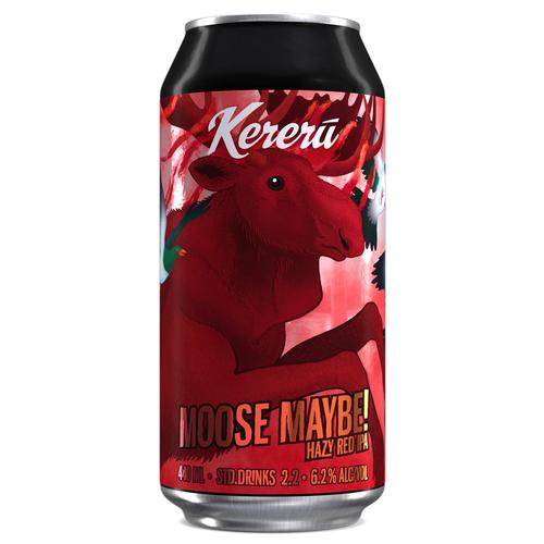 image of Kereru Brewing Co. Moose Maybe Hazy Red IPA Can