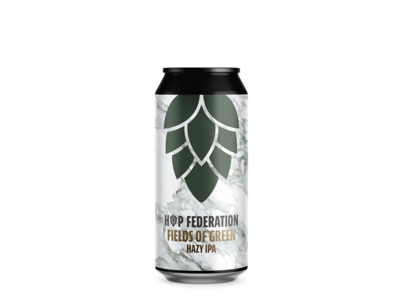 product image for Hop Federation Fields of Green Hazy IPA 440ml 