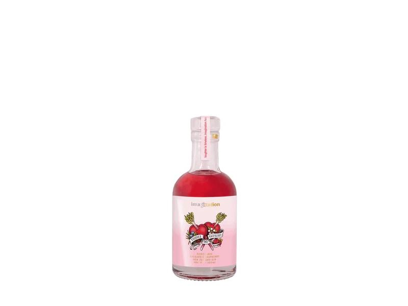 product image for Imagination Rhubarb & Raspberry Gin 200ml