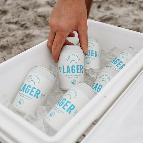 image of Mount Brewing Co. Relax its only Lager 6 pack