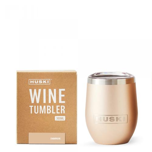 image of Huski Wine Tumbler Champagne Colour