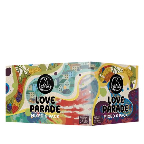 image of 8 Wired Hop Love Parade Mixed 6 Pack