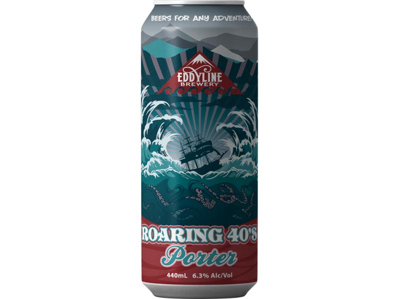 product image for Eddyline Brewery Roaring 40's Porter 440ml Can
