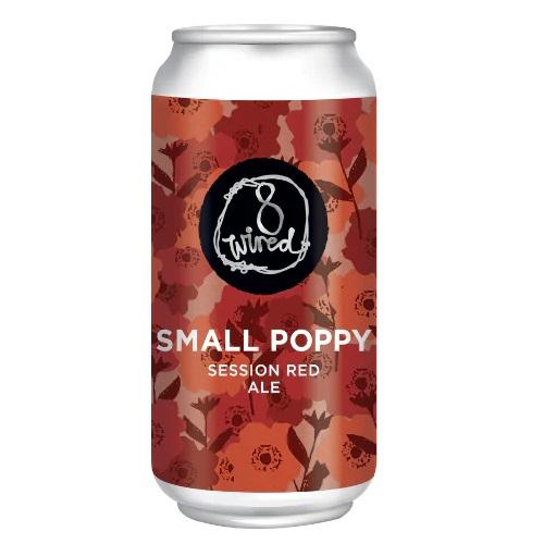 image of 8 Wired Small Poppy Session Red Ale 440ml Can