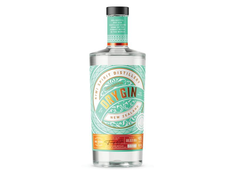 product image for Kiwi Spirit Distillery Golden Bay Delightful Dry Gin