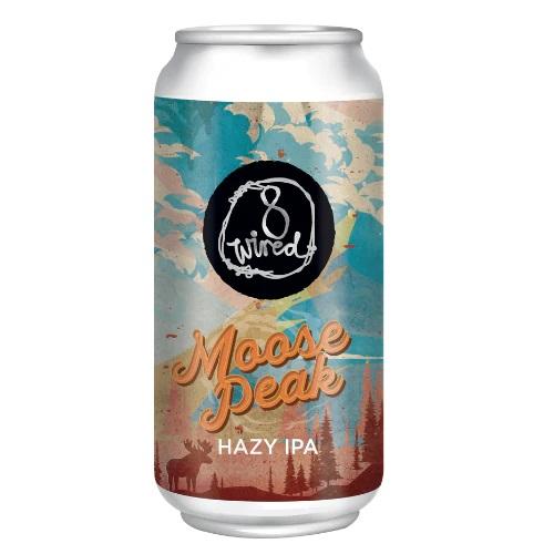 image of 8 Wired Moose Peak Hazy IPA 440ml Can