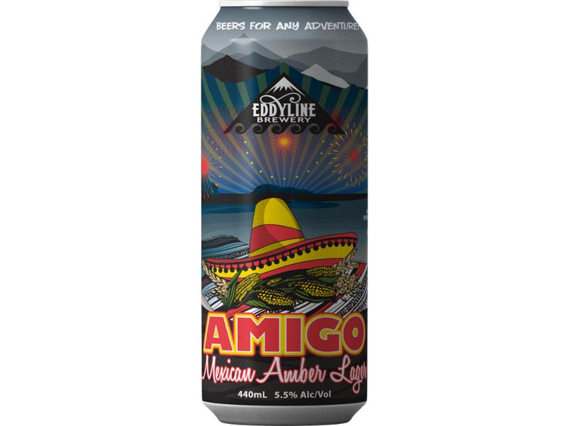 product image for Eddyline Brewery Amigo Amber Lager 440ml Can 