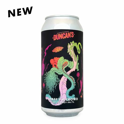 image of Duncans Threes a Crowd Hop Dip Hazy IPA 440ml Can 