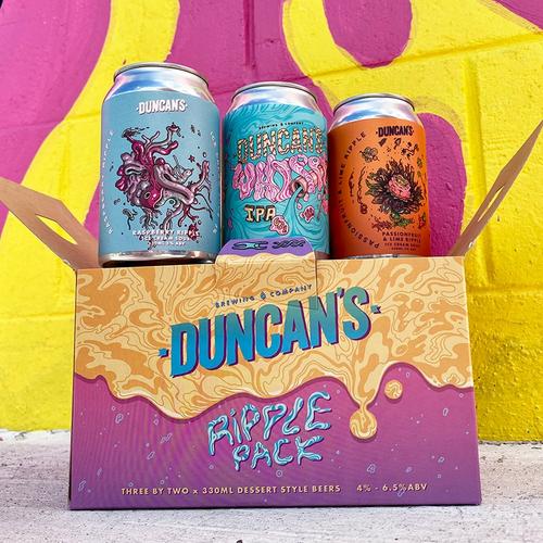 image of Duncans Ripple Pack dessert beer 6 Pack