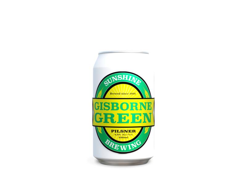 product image for Sunshine Brewery Gisborne Green Pilsner 12 pack