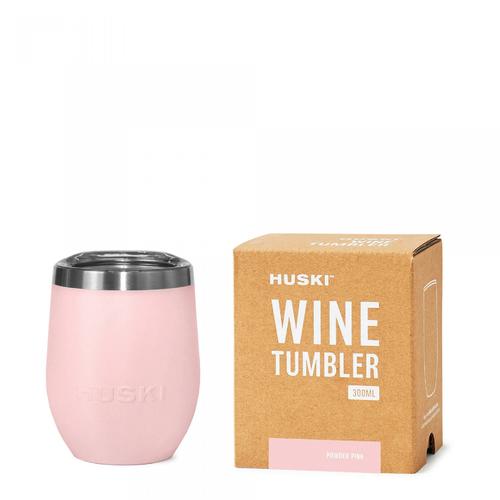 image of Huski Wine Tumbler Powder Pink Colour 