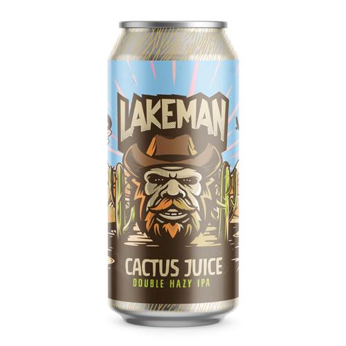 image of Lakeman Brewing Co Cactus Juice Double Hazy IPA 440ml can