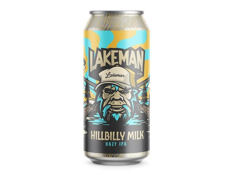 product image for Lakeman Brewing Co Hillbilly Milk Oatcream Hazy IPA 440ml can 