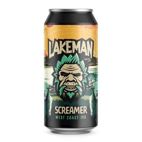 image of Lakeman Brewing Co Screamer West Coast IPA 440ml can 