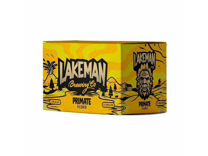 product image for Lakeman Brewing Co Primate Pilsner 6 Pack 