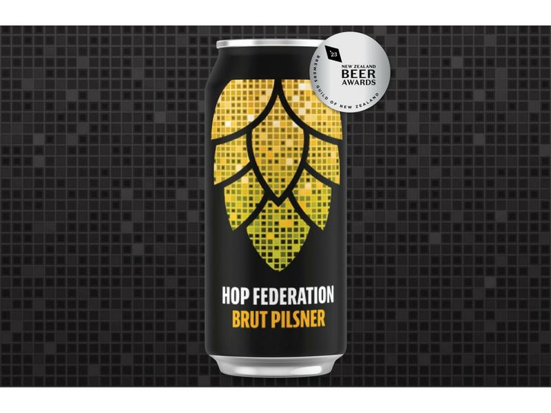 product image for Hop Federation Cheers to 10 Yrs Brut Pilsner 440ml