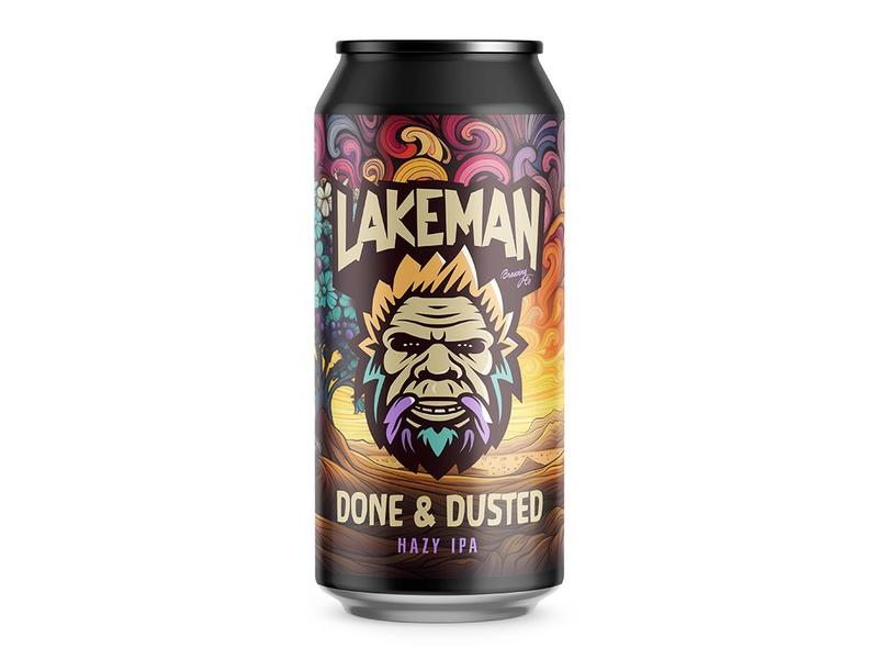 product image for Lakeman Brewing Co Done and Dusted Hazy IPA 