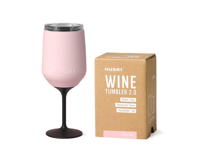product image for Huski Wine Tumbler Powder Pink Colour 2.0  Stemware 
