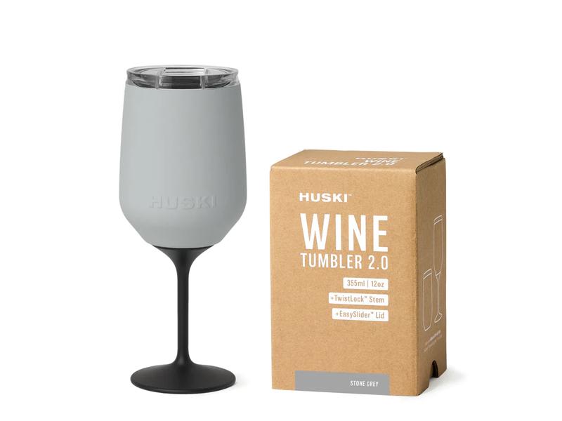 product image for Huski Wine Tumbler Stone Grey Colour 2.0  Stemware 