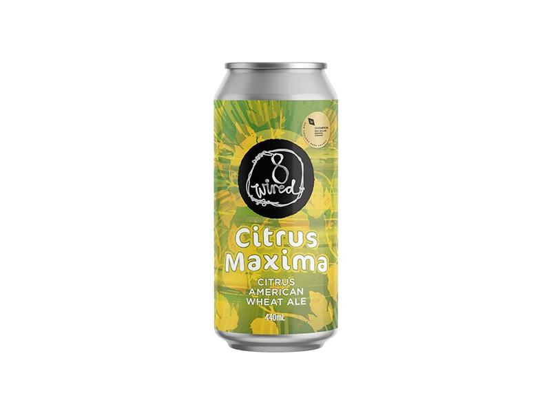 product image for 8 Wired Citrus Maxima American Wheat Ale 440ml Can