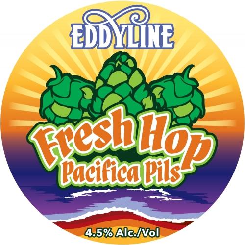 image of Eddyline Brewery Fresh Hop Pacifica Pilsner 440ml