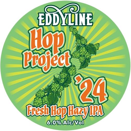 image of Eddyline Brewery Fresh Hop Project 24 Hazy IPA440ml