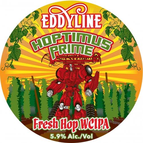 image of Eddyline Brewery Fresh Hop Hoptimus Prime WCIPA 440ml